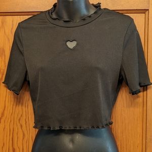 Heart Cutout Crop Top